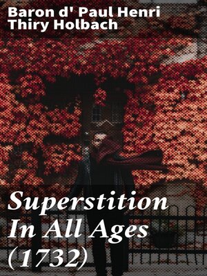 cover image of Superstition In All Ages (1732)